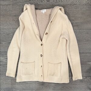 Market & Spruce Taupe Sherpa Outerwear